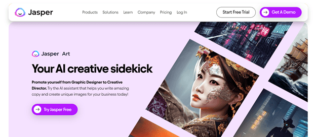 jasper.ai homepage