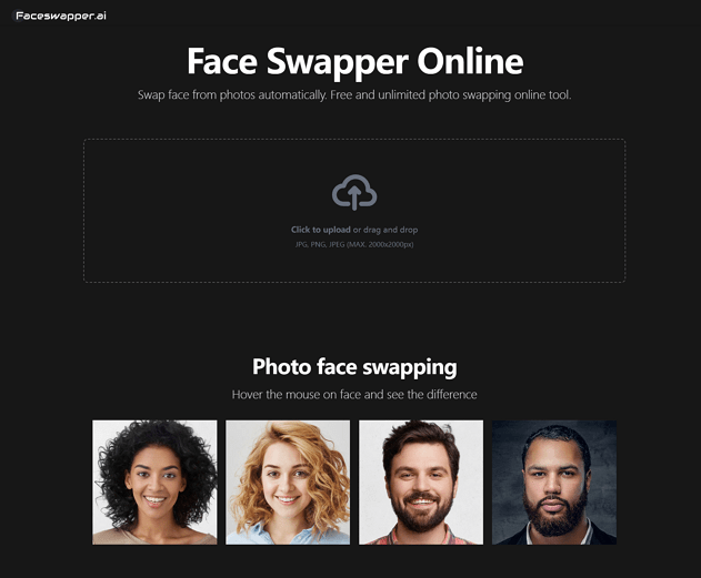 faceswapper homepage