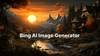 Bing generated ai image