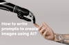 A human finger touches a robotic AI finger as they prepare to work together